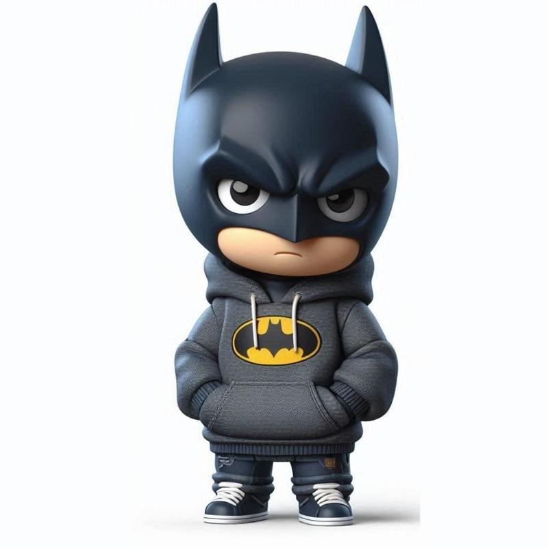 Urban Vibes / urban chibi batman 01 / fan art / art toy / magic makes
