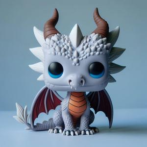 Funko pop dragon / art toy / fan art / magic makes