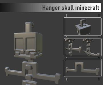 Minecraft skull rack