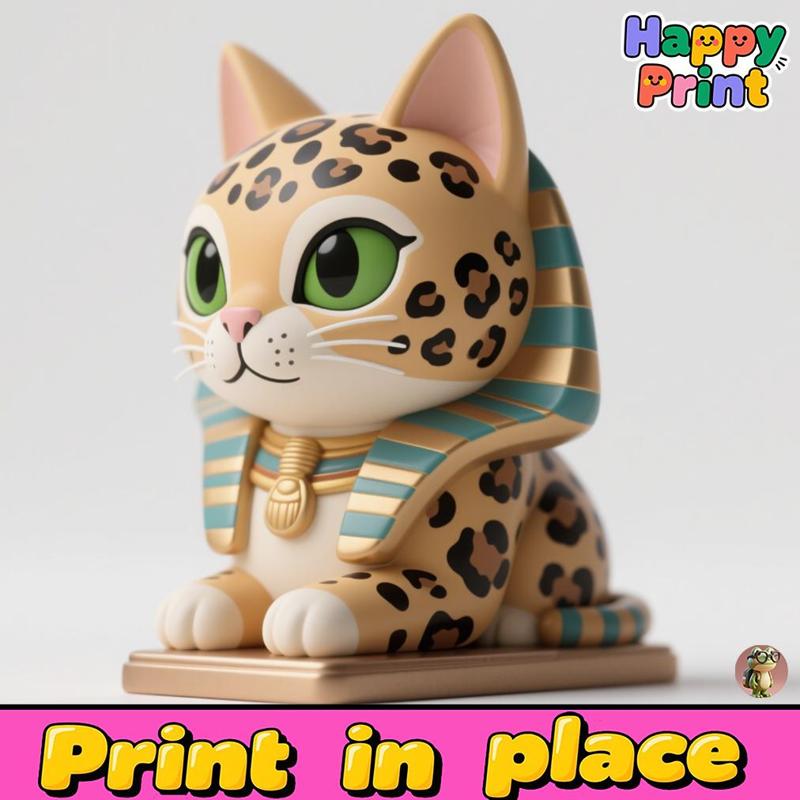 Egyptian cat statue