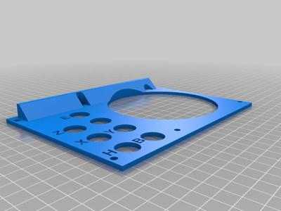 CR-10 Rear Panel 120mm_GX16
