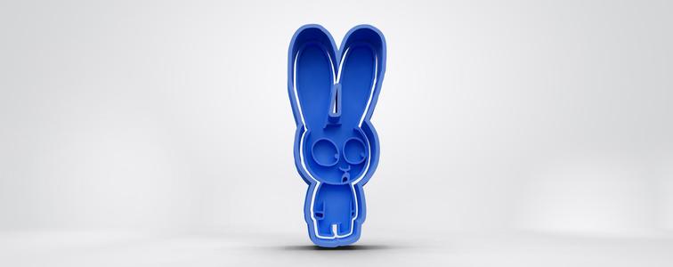Simon rabbit sister cookie cutter from Simon rabbit