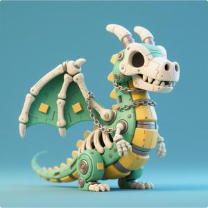 skeleton dinosaur
