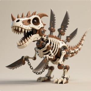skeleton dinosaur