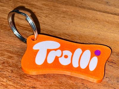 Keychain Trolli Gummy bears Logo