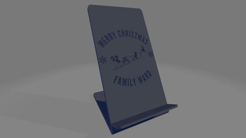 Ward Family Christmas Phone Stand – The Perfect Holiday Gift!