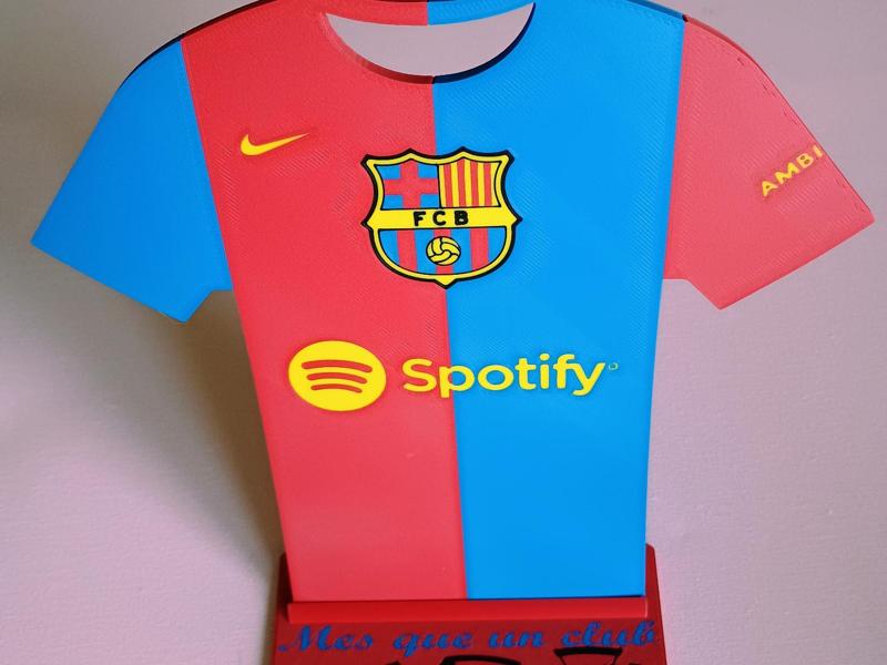 FC Barcelona soccer jersey + stand(4 colors)