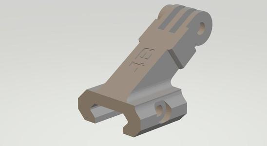 GOPRO pictanny mount 90 degree turn