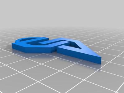CyJan Customs logo keychain