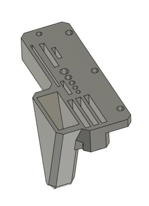 Tool holder with spot for SD cards and captured snips