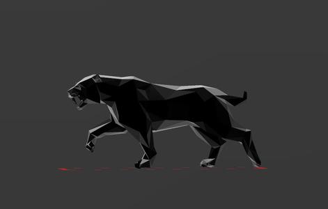 Tiger L17 - Low Poly - Excellent Design - Decor