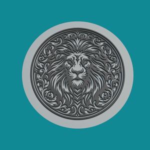 Lion Print Model