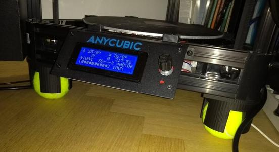 Damper / Anti-vibration feet for alu 2020 with Tennis ball