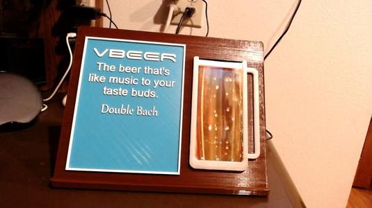 Beer Sign Phone Stand/Charger