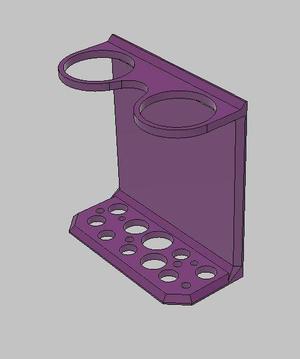 Toothbrush holder wallmount
