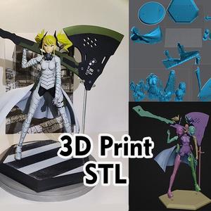Shinomiya Kikoru (3D Print STL) Kaiju No. 8 Anime Figure Kit