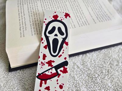 Masked Horror Bookmark