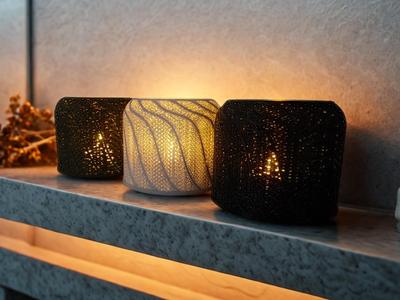 LED Tealight Holder - Gyroid Infill 