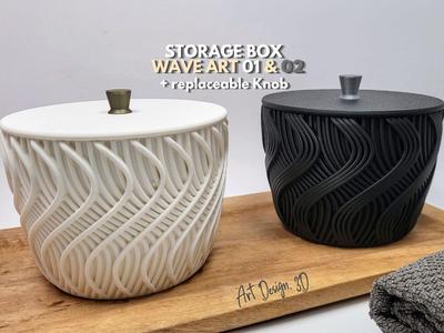 Storage Box - Wave Art 01 & 02