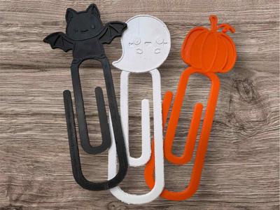 Halloween Chunky Paperclip Bookmark