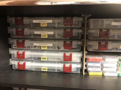 Stacking rail for Plano 3750 storage boxes