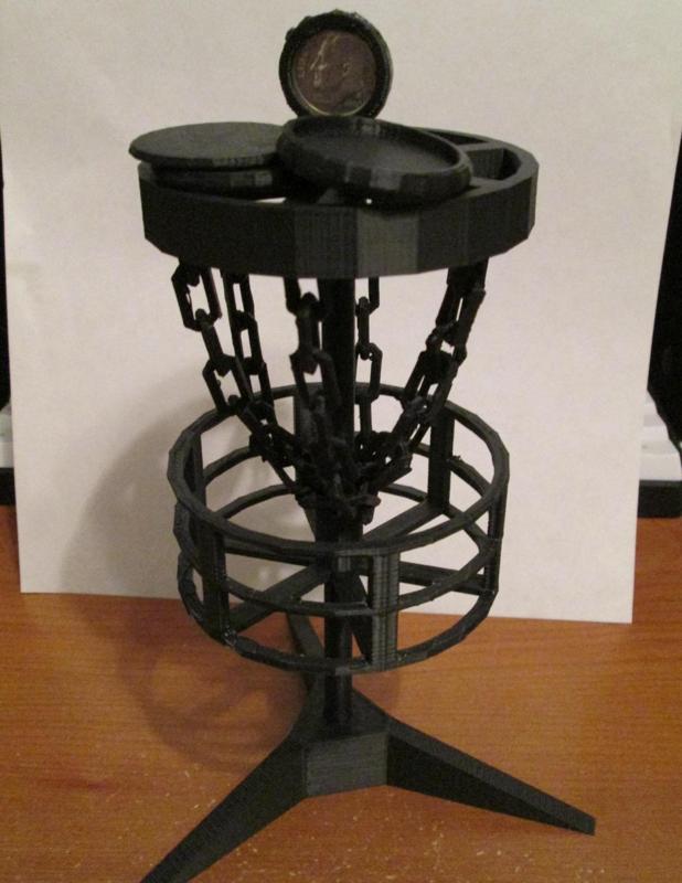 mini disc golf basket 