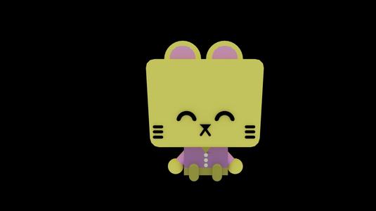 Cartoon cat