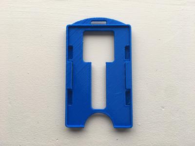 Badge Holder with Key Cut Out