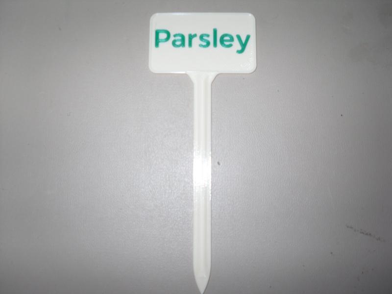 Plant Label Parsley