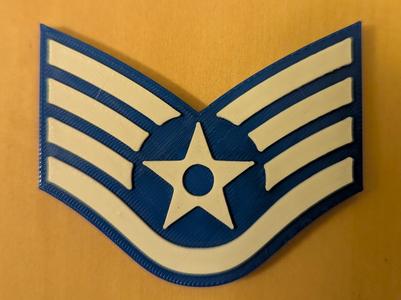 Air Force Staff Sergeant E5 Rank