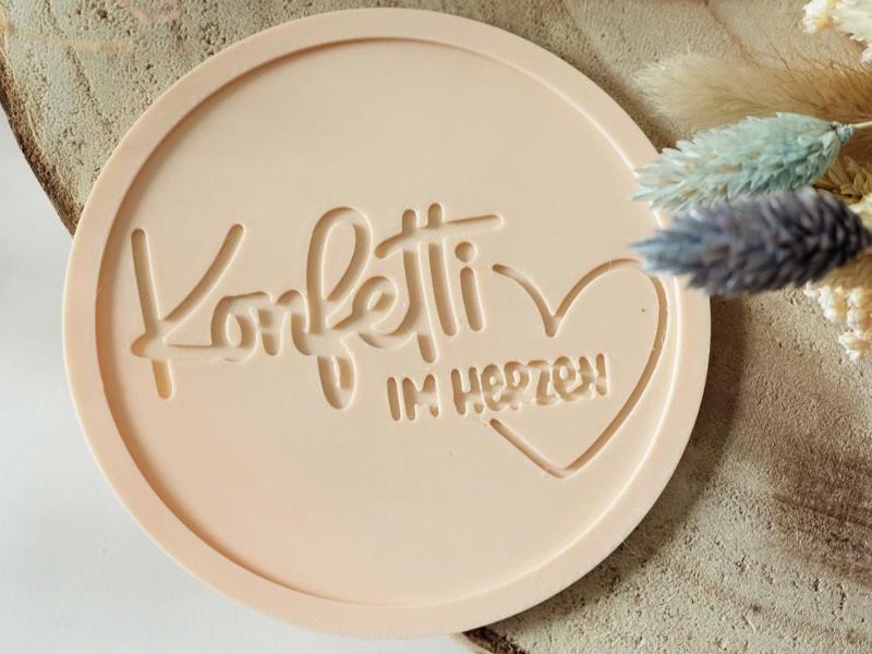 Confetti Heart Coasters