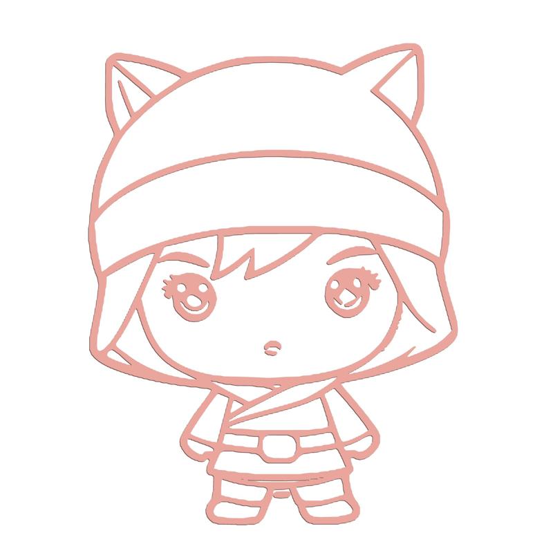 Kawaii ninja home decor wall art no.2