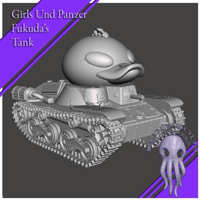 Girls Und Panzer Fukuda's "Stealth Duck" Type 95 tank