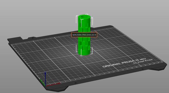 Spool Holder Center Bar || I3-RS32 || MakerFR