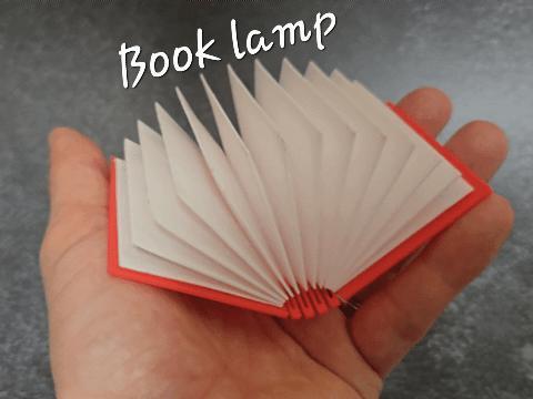 Magnetic book lamp