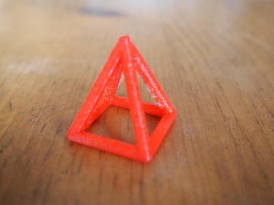 Parametric Hollow Lattice Pyramid