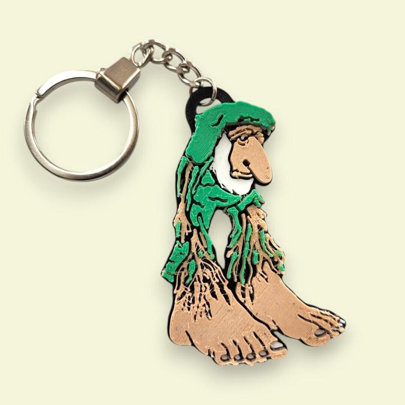 Key ring Brr Brr Patapim - 3D without holders