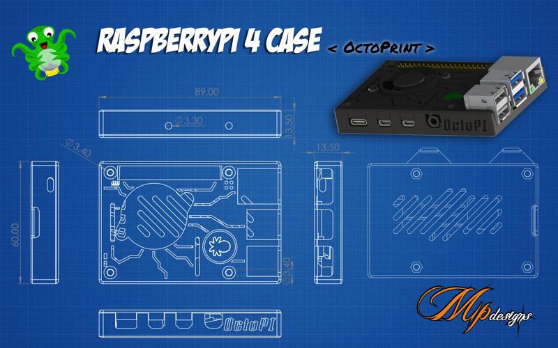 Raspberry PI 4 case FanShim