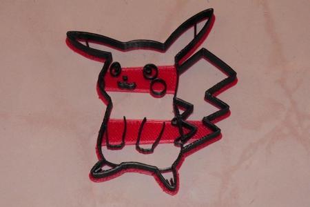 Pikachu cookie cutter, via an Inkscape extension