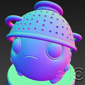Colander Cap Critter - The Kitchen Guardian