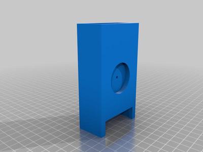 Hollowed out body with slot for battery