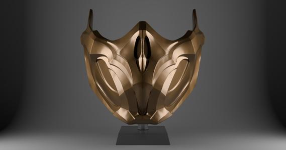 Mortal Kombat - Scorpion Fan Art Cosplay Mask