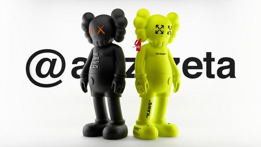 Kaws Off White Companion 1st Bundle 2 Styles