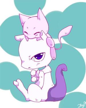 Pokemon: Mew and Mewtwo phone holder