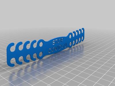 Mask Strap with Text