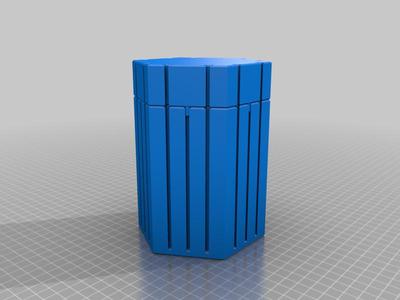 Hex cup