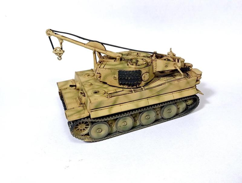 Ladungsleger Tiger (Sd.Kfz.185) + 3 Tankmen (Germany, WW2)