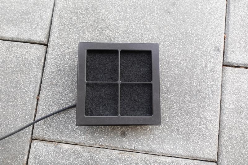 Exhaust + air filter for printer enclosure (FreeCAD, parametric)