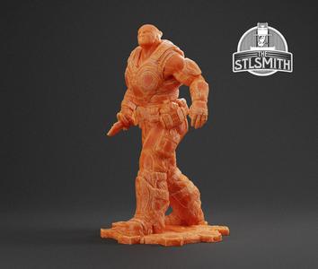 Marcus Fenix Summer Gears of War OT Miniature STL
