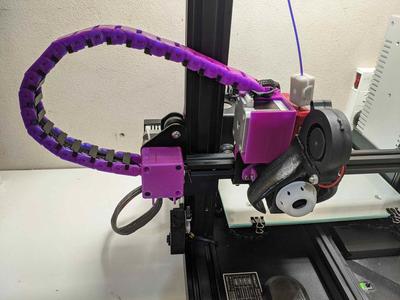 Creality ender 3 / cr-10 direct drive with cable chain Smooth Fang